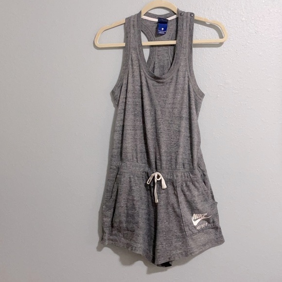 Nike Pants - Nike heather gray romper